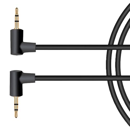 Cable auxiliar 2.5mm macho a macho con conectores dorados miniatura 3