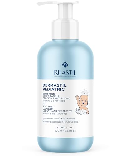 Rilastil Dermastil Pediatric - Detergente Corpo-Capelli Neonati e Bambini, 400ml