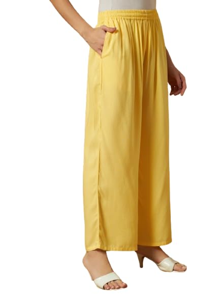 Image of Soft Colors Women Regular Fit Pocket Palazzo