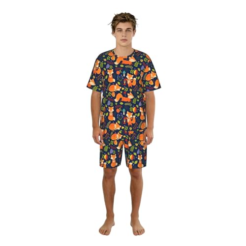 Pijama de hombre transpirable para noches de verano y descanso en casa