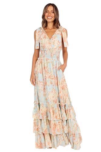 Petal & Pup Women's Christabel Tiered Maxi Dress