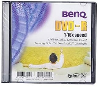 قرص DVD متعدد الألوان سعة 4.7 جيجا مع جراب حماية من بينكيو، سعة تخزين عالية لإدارة البيانات التعليمية والمهنية الآمنة