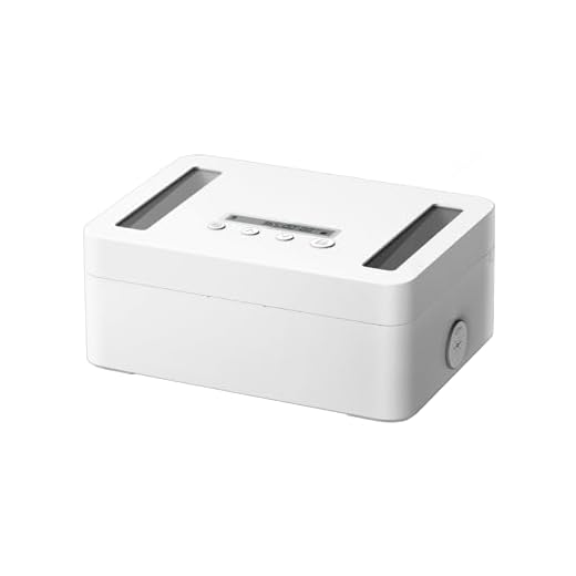 Vaydeer Time Locking Container, Metal Time Locked Box for Cell Phone, Snacks, Alcohol or Other Unwanted Temptations (8.35×3.15×6.07 inch/White)