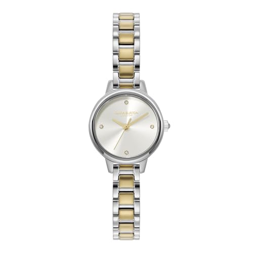Montre quartz trois aiguilles Olivia Burton en acier inoxydable anti-ternissement
