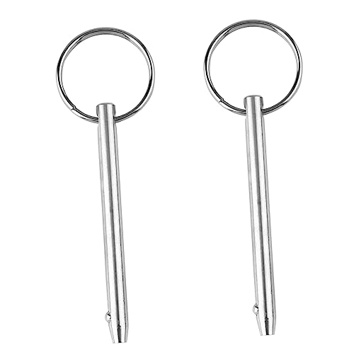 BELLIFFY 2pièces Lot De Goupilles à Bille Acier Inoxydable Verrouillage Rapide Accessoires Pour Bateaux Et Usage