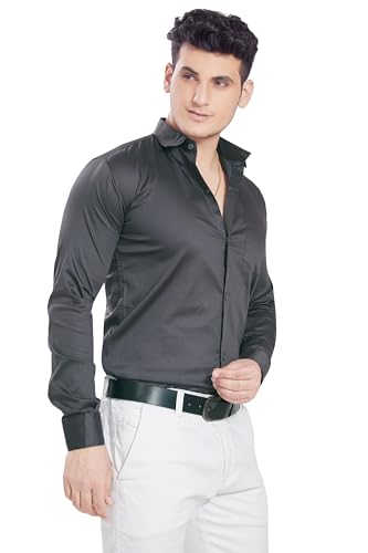 Image of DIVISIVE Men's Solid Slim Fit Shirt