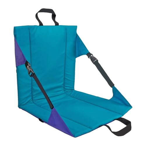 Silla de Estadio Ajustable con Respaldo – Silla reclinable Plegable | solución Duradera para Sentarse al Aire Libre para espectadores Comodidad Durante Eventos Deportivos, conciertos, Camping,