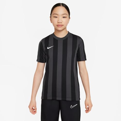 Nike CW3819-060 Y NK DRY STRP DVSN IV JSY SS T-shirt Unisex ANTHRACITE/BLACK/WHITE Size XS - Image 2