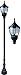 DABMAR LIGHTING INC GM8950-LED75-B Fixture,Acorn,8950,75,B,Dark Sky,Top,LED