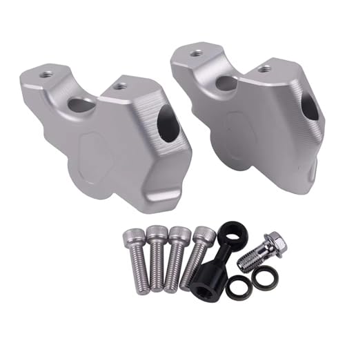 Pinces de montage guidon argent pour R1300GS Adventure 2024