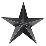 MATERIAL: Estrella de granero hecho de 100% metal, delicado y duradero, simplemente límpielo con un paño seco cuando lo limpie. El tamaño de cada estrella es de 30x30 CM (largo * ancho).