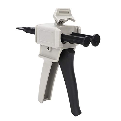 Hilitand 50ML AB Epoxy Glue Gun Mixed Universal 1:1 Adhesive Application Handle Tool Universal Mixer Two-Component Glue Gun Mixer