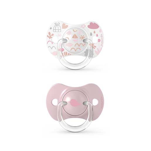 Suavinex Suavinex Pacifier With Physiological Silicone Nipple Memorie0-6M (2 Pcs.)