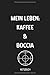 Produktbild Mein Leben: Kaffee und Boccia Notizbuch: Halte deine Fortschritte beim Boule spielen fest
