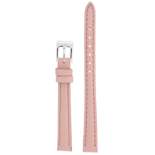Tech Swiss Watch Band Genuine Leather Pink Padded Ladies 10 millimeter
