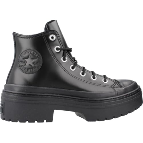 Converse Model Chuck Taylor All Star Lugged Heel Leather Platform BLKPSE4