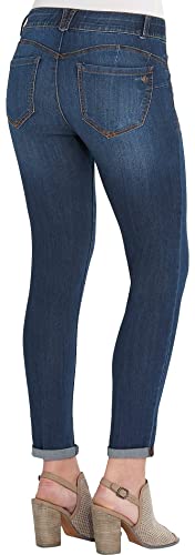 Democracy Womens Petite Ab Solution Ankle SkimmerJeans2
