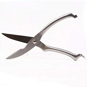 Professionele RVS Keukenschaar voor Kip / Vlees / Gevogelte / Vis / Kruiden / Paddenstoelen – Multifunctionele Keuken Schaar – Linkshandig en Rechtshandig – Ophangbaar – Gevogelteschaar – Vleesschaar – Kruidenschaar – Wildschaar – Decopatent