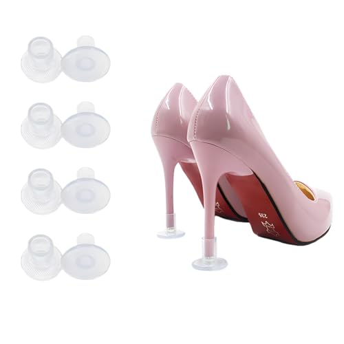 Recopilación de Fundas de talonarios para Mujer , tabla con los diez mejores. 42 8 Piezas Protectores de Tacón Alto, 4 Pares, 4 Tamaños, Tacones Altos Tapones para Zapatos de Mujer, Perfectos para Bodas, Césped y Grava