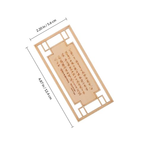 Plato decorativo de madera para sushi estilo japonés miniatura 2