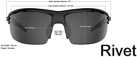 Rivet Sport Sunglasses, Ideal For Cycling, Golf, Pickleball, Running And Tennis - Image 2
