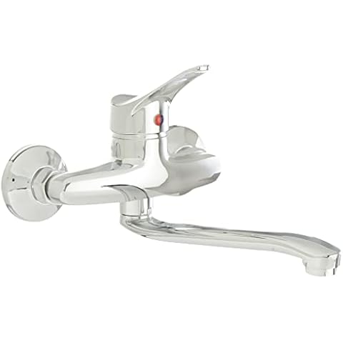 Ambrosiana Sei14070000 - Grifo monomando con caña, cromado Cover
