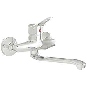 Ambrosiana SEI14070000 Rubinetto Miscelatore Lavello con Girevole, Cromo