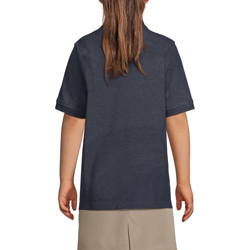 Lands' End School Uniform Kids Short Sleeve Mesh Polo Shirt2