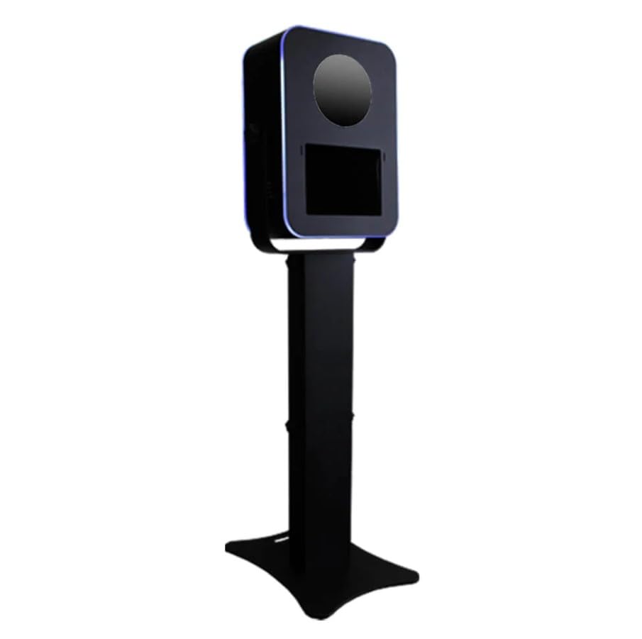 Portable Photo Booth RBA T12 Shell with RGB LED Lights (Black)