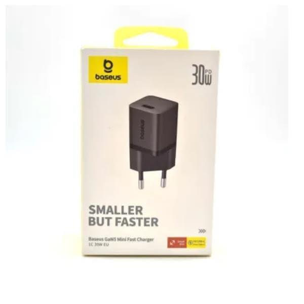Baseus GaN5 Fast Charger(mini) 1C 30W EU Cluster Black-image-49