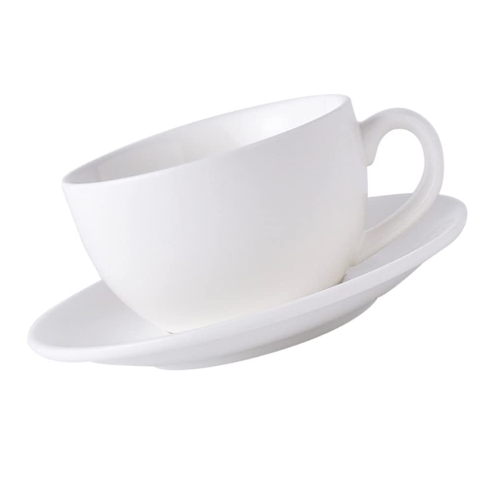Tasse à café en céramique isolante avec soucoupe anti-goutte pour bureau et salon