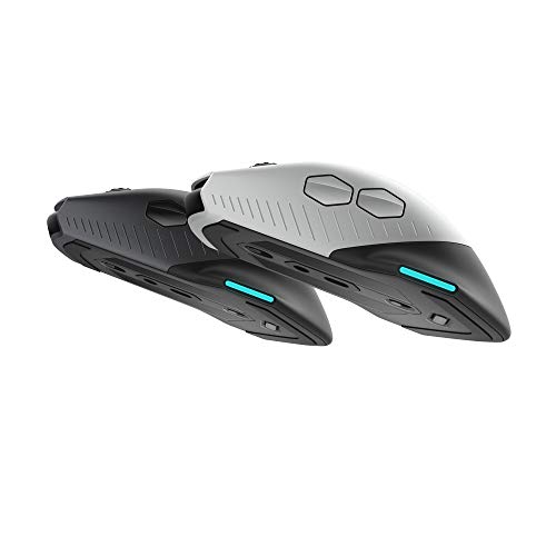 Image of Alienware AW610M Wired /Wireless Gaming Mouse, Wireless USB, 16000 DPI, 7 Buttons, Optical, USB Type‑A, Adjustable Scroll Wheel, Up to 350‑Hour Battery, Omron Technology, 50 Million clicks
