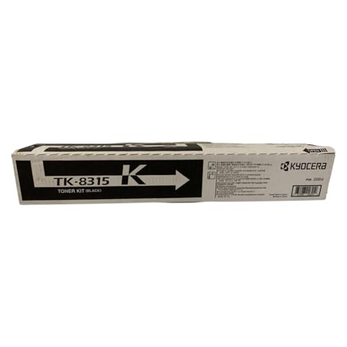KYOCERA TK-8315K Cartouche Toner Laser Noir Haute Capacité pour Imprimante Pro