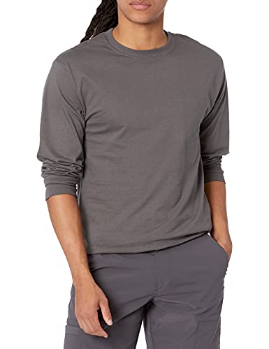 Image of Hanes Men's Beefy Long Sleeve Shirt, 1 or 2 Pack