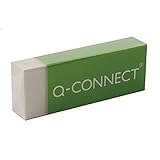 Marca : q-connect Q-Connect KF00236 - Goma de borrar (20 unidades), blanco