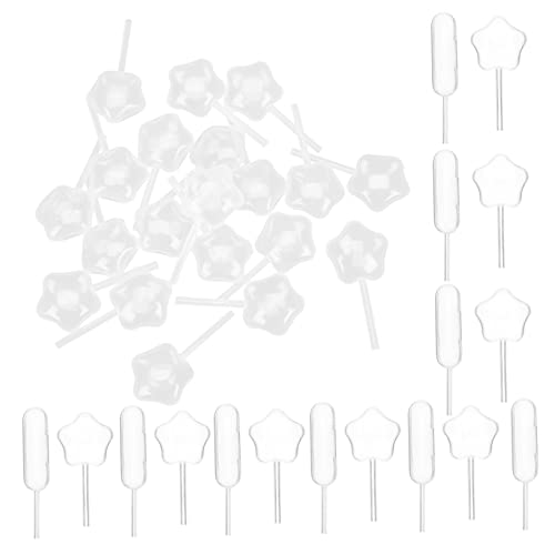 SOLUSTRE Cupcake Decorative Pipettes 2-Pack Mini Jam Droppers 4ml Liquid Transfer Squeeze for Baking