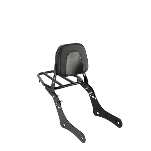 Dossier sissy bar moto noir haut de gamme avec rack pour Vulcan 650 S
