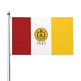 Flag Of San Diego, California Flag 3x5 Ft Double-Sided Outdoor Durable Banner Home Yard Decoration Flags Funny Party Welcome Flag