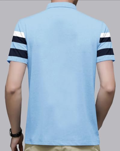 Image of Noble Monk Men's Regular Fit Polo T Shirt |Half Sleeves |Collar Tshirts | Casual T-Shirt for Men