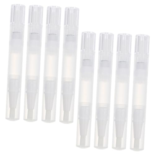 WRITWAA 8Piezas Tubo Vacío y Pluma de Aceite Compacto Llevar y Almacenar