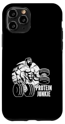 ボディビルディング ジム フィットネス プロテイン ジャンキー ジム ワークアウト フィットネス スマホケース iPhone 11 Pro 用