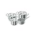 Produktbild ZWILLING Twin Classic Kochtopf-Set, 4-teilig, 3 Deckel, Induktionsgeeignet, Edelstahl, 4 Tlg.