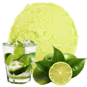 Caipirinha Limette Eispulver VEGAN - OHNE ZUCKER - LAKTOSEFREI - GLUTENFREI - FETTARM, auch für Diabetiker Milcheis Softeispulver Speiseeispulver Gino Gelati (Caipirinha Limette, 1 kg)