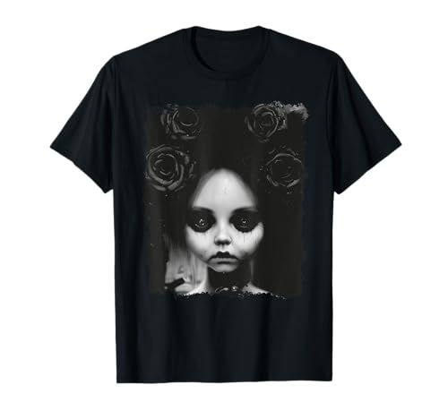 Goth Aesthetic Grunge Occult Emo Satanic Gothic Girl Camiseta