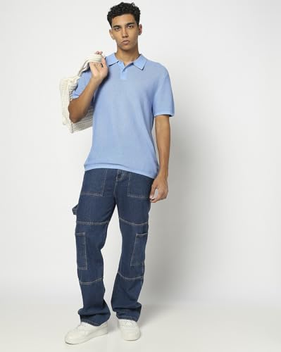 Image of GAP Men's Solid Regular Fit Polo Shirt