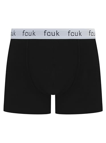 French Connection FCUK - Mens 'FCUK50' Boxer Shorts 7 Pack Cotton Stretch Boxers, Classic Fit (X-Large) - Image 3