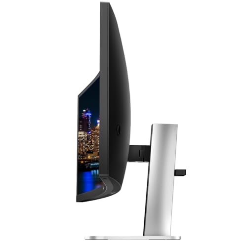 Image of HP Series 7 Pro 40-inch 740pm 5K2K WUHD 2160P Conferencing Monitor - Webcam, Mic, Speaker, Daisy Chain, DisplayPort, USB Hub Bundled with Desk Mount Dual Stand & USB-C Multiport G5 Dock