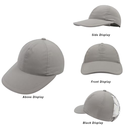 Boné de beisebol feminino de rabo de cavalo cruzado, chapéu de proteção UV, boné de corrida, boné es