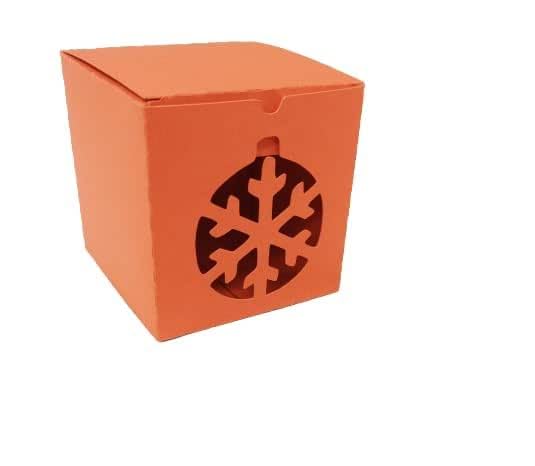 Cajas navideñas de colores, 5 unidades, 10 unidades, 20 unidades, varios colores. Para meter dulces, bolas de navidad, chuches. Caja 6.3 cm x 6.3 cm (modelo 2, 5 unidades)