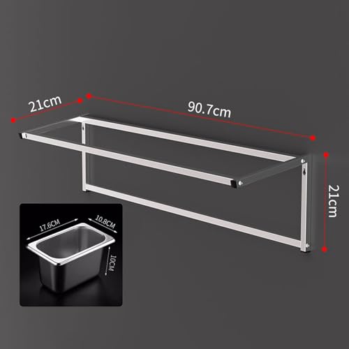 Juego de especias comercial, estación de cobertura, estante organizador de condimentos de acero inoxidable, estante organizador de cocina, buffet, condimentos, dispensador de alimentos, plata-a